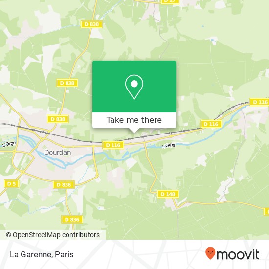 La Garenne map