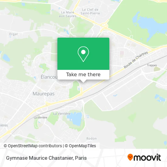 Gymnase Maurice Chastanier map