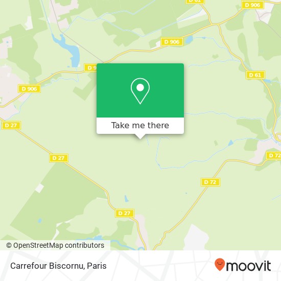 Mapa Carrefour Biscornu