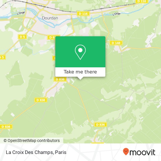 La Croix Des Champs map