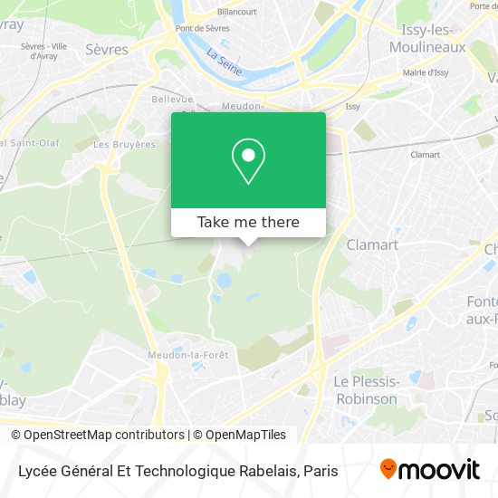 Lycée Général Et Technologique Rabelais map