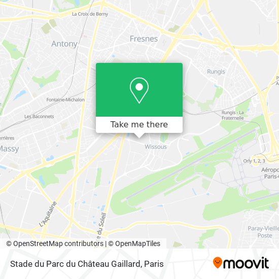 Stade du Parc du Château Gaillard map