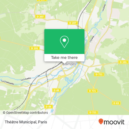 Mapa Théâtre Municipal