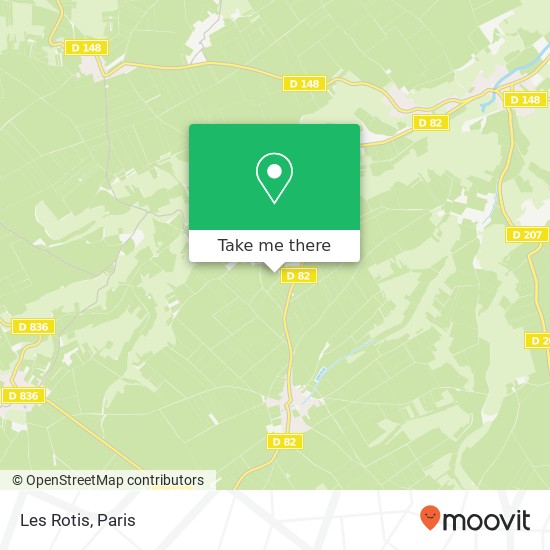 Les Rotis map