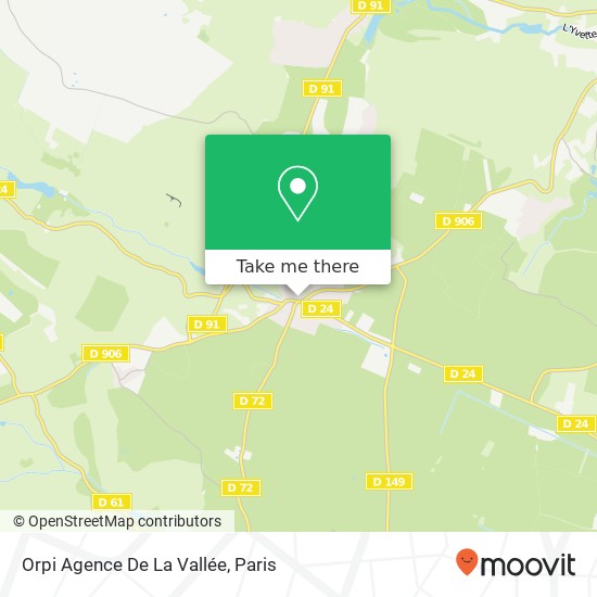 Orpi Agence De La Vallée map