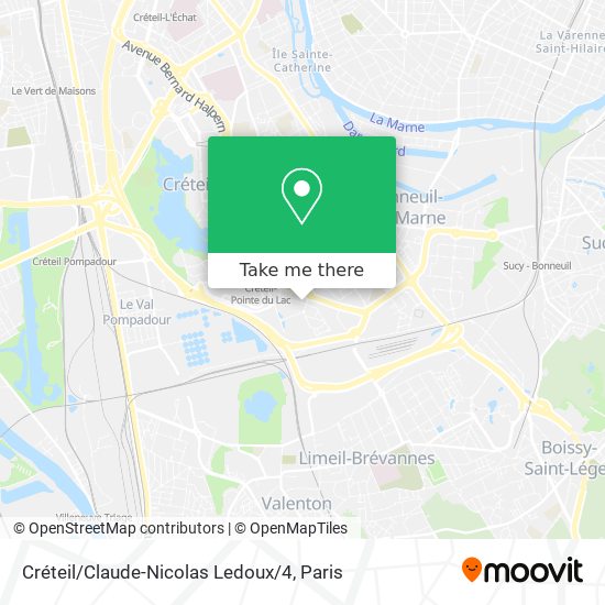 Mapa Créteil / Claude-Nicolas Ledoux / 4