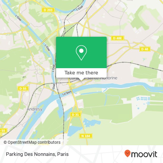 Parking Des Nonnains map