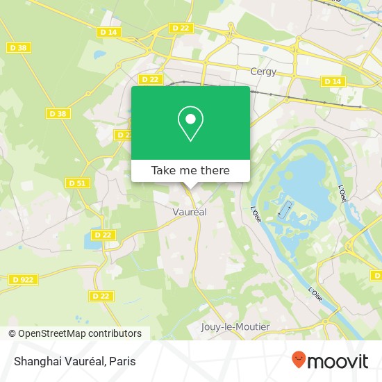 Mapa Shanghai Vauréal