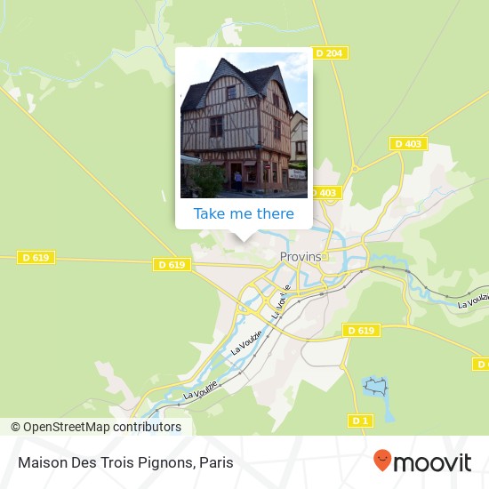 Mapa Maison Des Trois Pignons