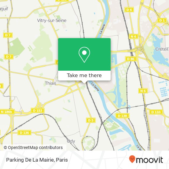 Mapa Parking De La Mairie