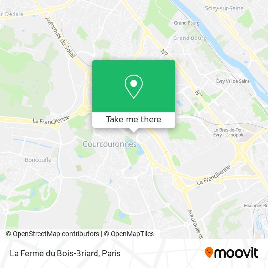 La Ferme du Bois-Briard map