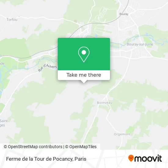 Ferme de la Tour de Pocancy map