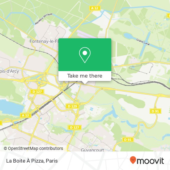 La Boite À Pizza map