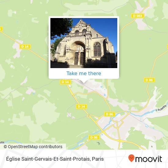 Église Saint-Gervais-Et-Saint-Protais map