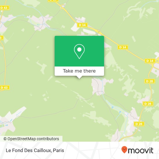 Mapa Le Fond Des Cailloux