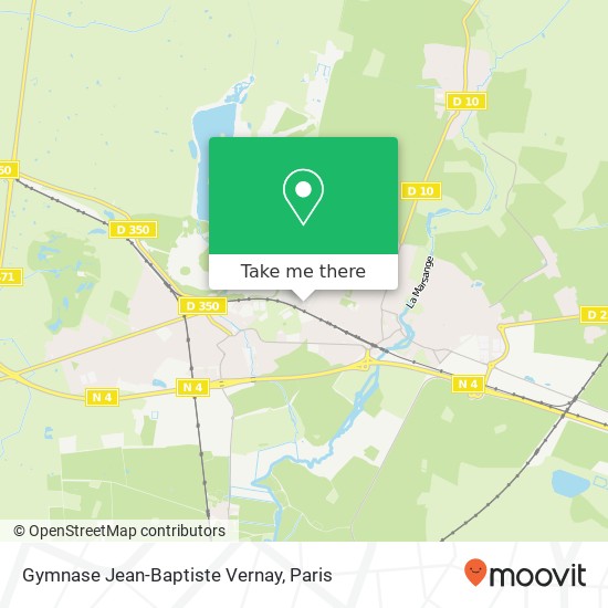 Mapa Gymnase Jean-Baptiste Vernay