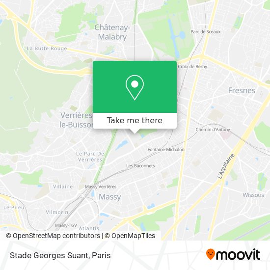 Mapa Stade Georges Suant
