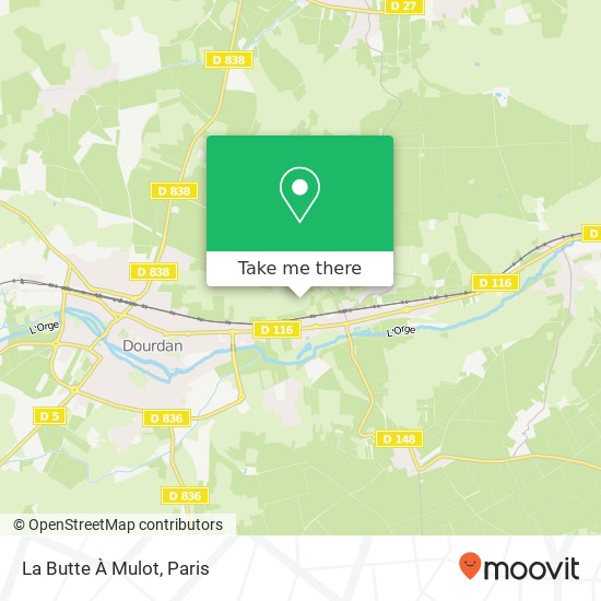 Mapa La Butte À Mulot