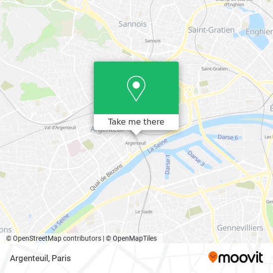 Argenteuil map
