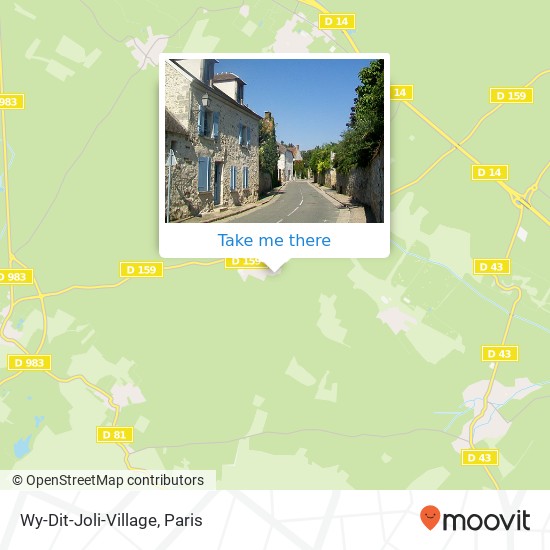 Wy-Dit-Joli-Village map