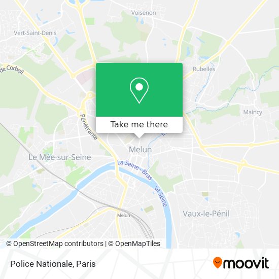 Police Nationale map