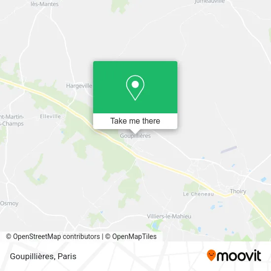Goupillières map