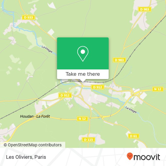 Les Oliviers map