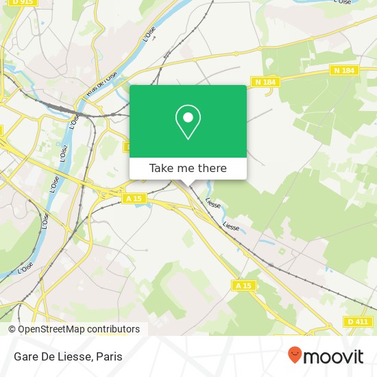 Gare De Liesse map