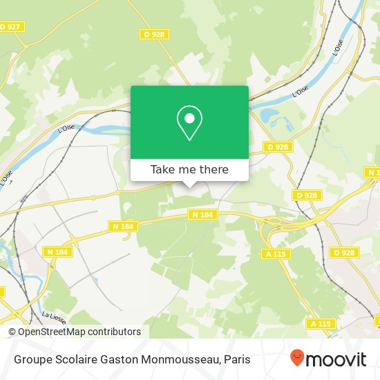 Groupe Scolaire Gaston Monmousseau map