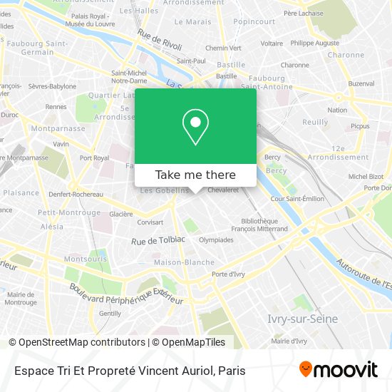 Espace Tri Et Propreté Vincent Auriol map