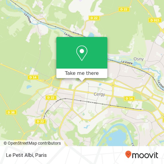 Le Petit Albi map