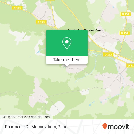 Mapa Pharmacie De Morainvilliers