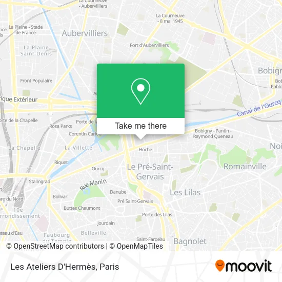 Les Ateliers D'Hermès map