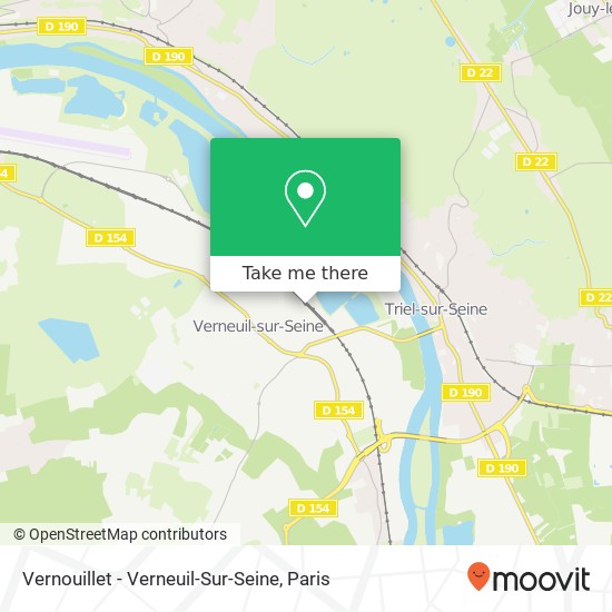 Mapa Vernouillet - Verneuil-Sur-Seine