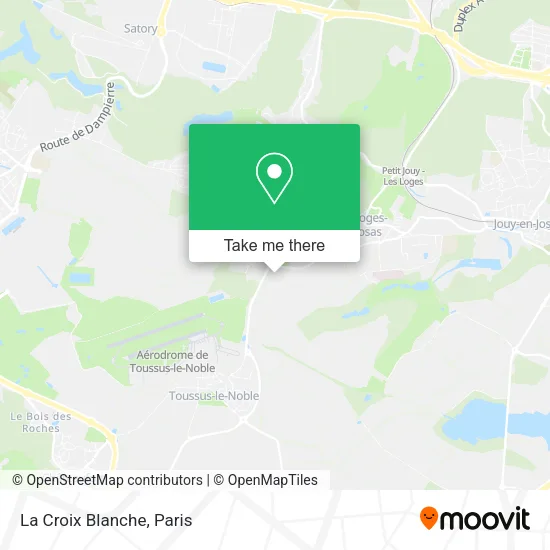 La Croix Blanche map
