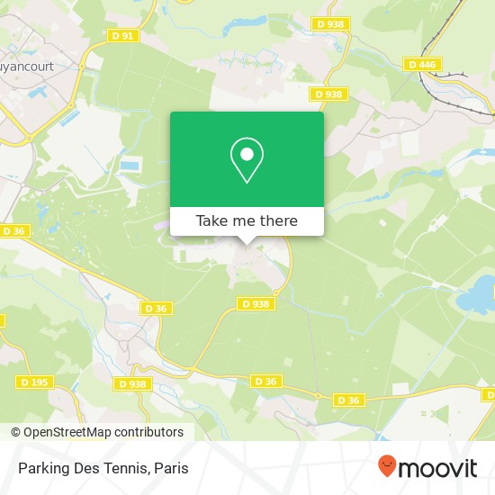 Parking Des Tennis map