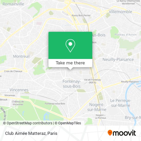 Club Aimée Matteraz map