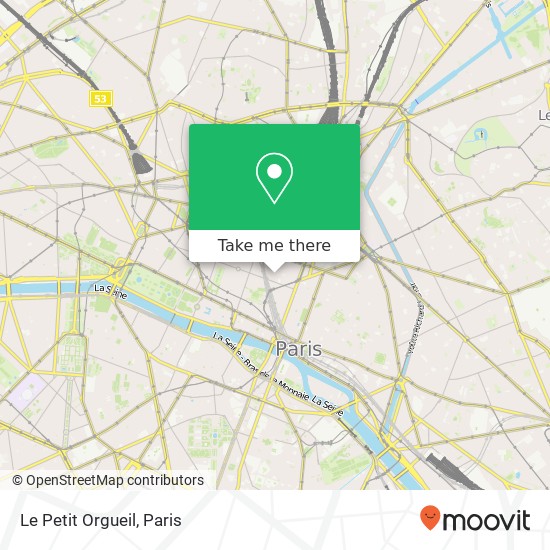 Le Petit Orgueil map