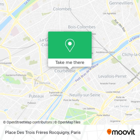 Mapa Place Des Trois Frères Rocquigny