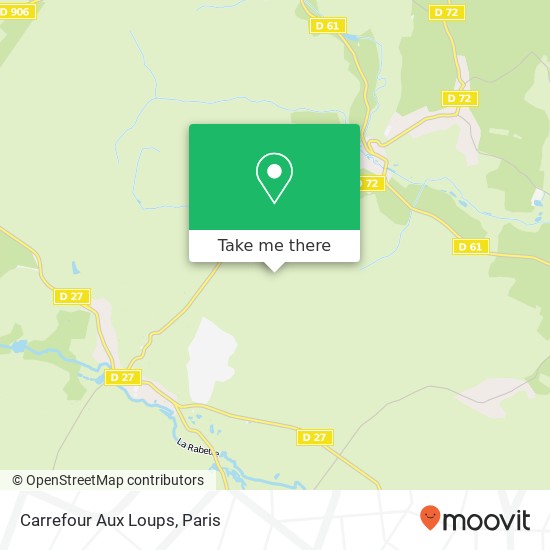 Carrefour Aux Loups map