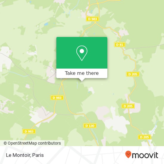 Le Montoir map