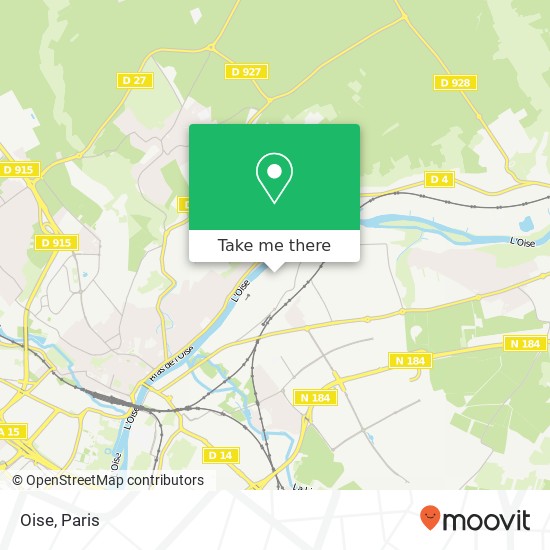 Oise map