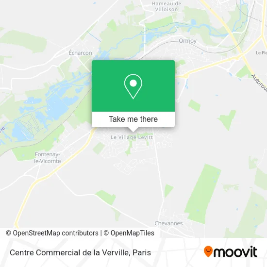Centre Commercial de la Verville map