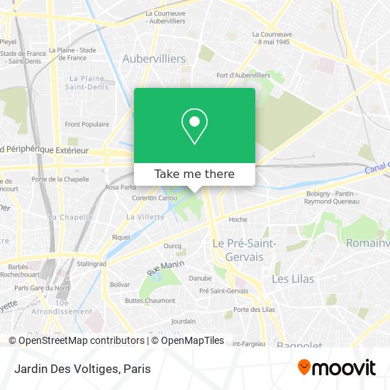 Jardin Des Voltiges map
