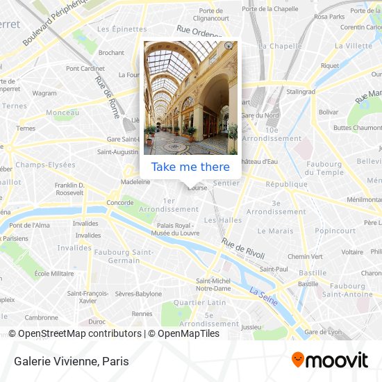 Galerie Vivienne map