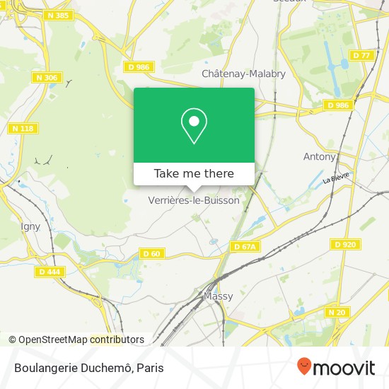 Boulangerie Duchemô map
