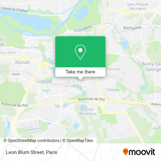 Rue Léon Blum map