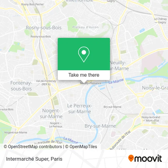 Intermarché Super map