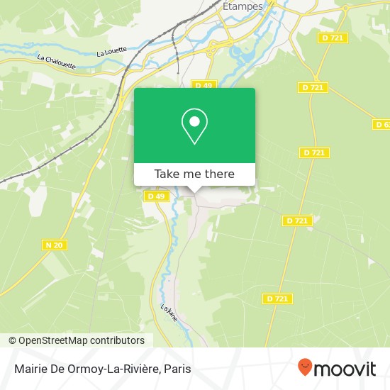 Mairie De Ormoy-La-Rivière map