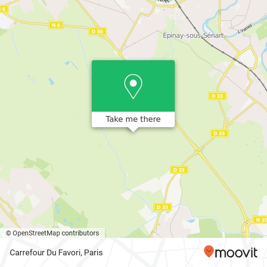 Carrefour Du Favori map